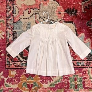 J Crew Kids White Blouse